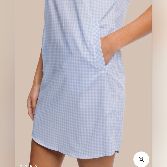 NWT Southern Tide Kamryn Brrr Dress Intercostal Gingham Dress - Picture 3 of 11